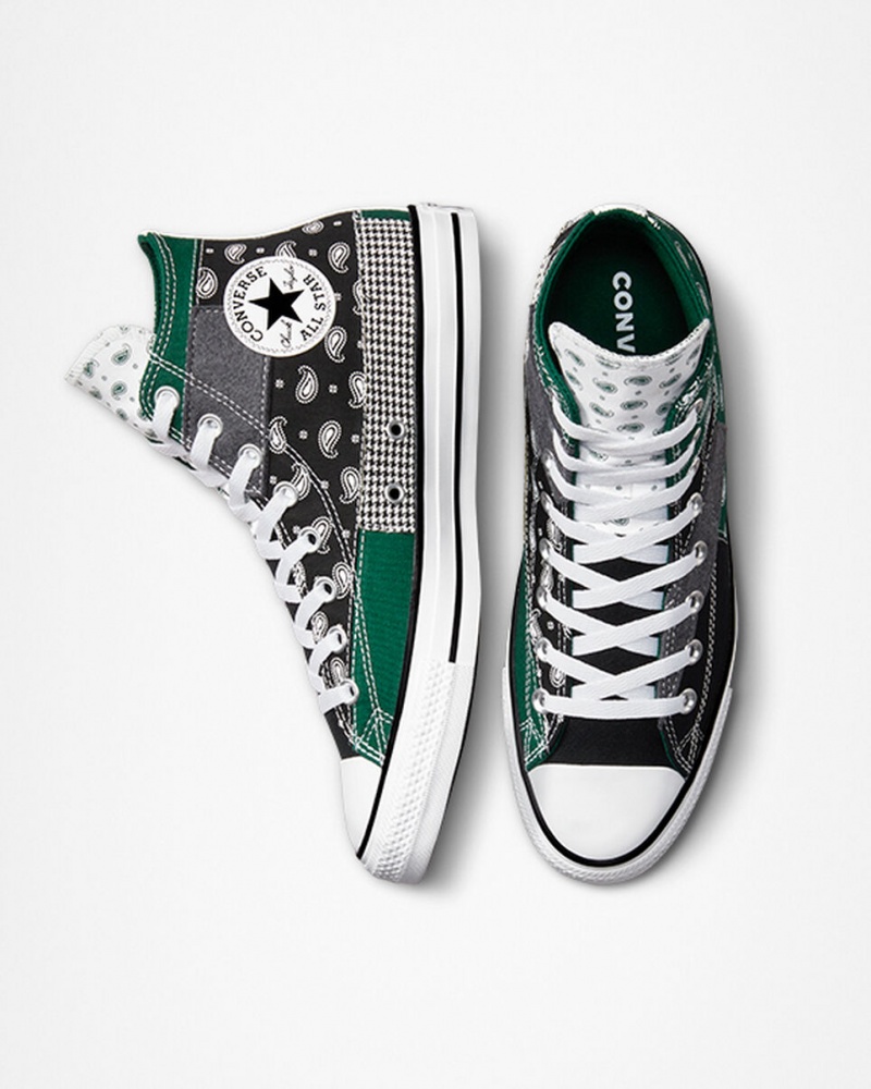 Converse Chuck Taylor All Star Hacked Patterns Fekete Fehér | 168XVDPLZ