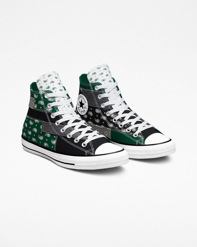 Converse Chuck Taylor All Star Hacked Patterns Fekete Fehér | 168XVDPLZ