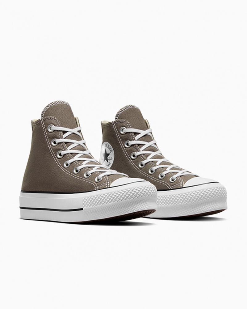 Converse Chuck Taylor All Star Lift Platform Fehér Fekete | 802SKJYGL