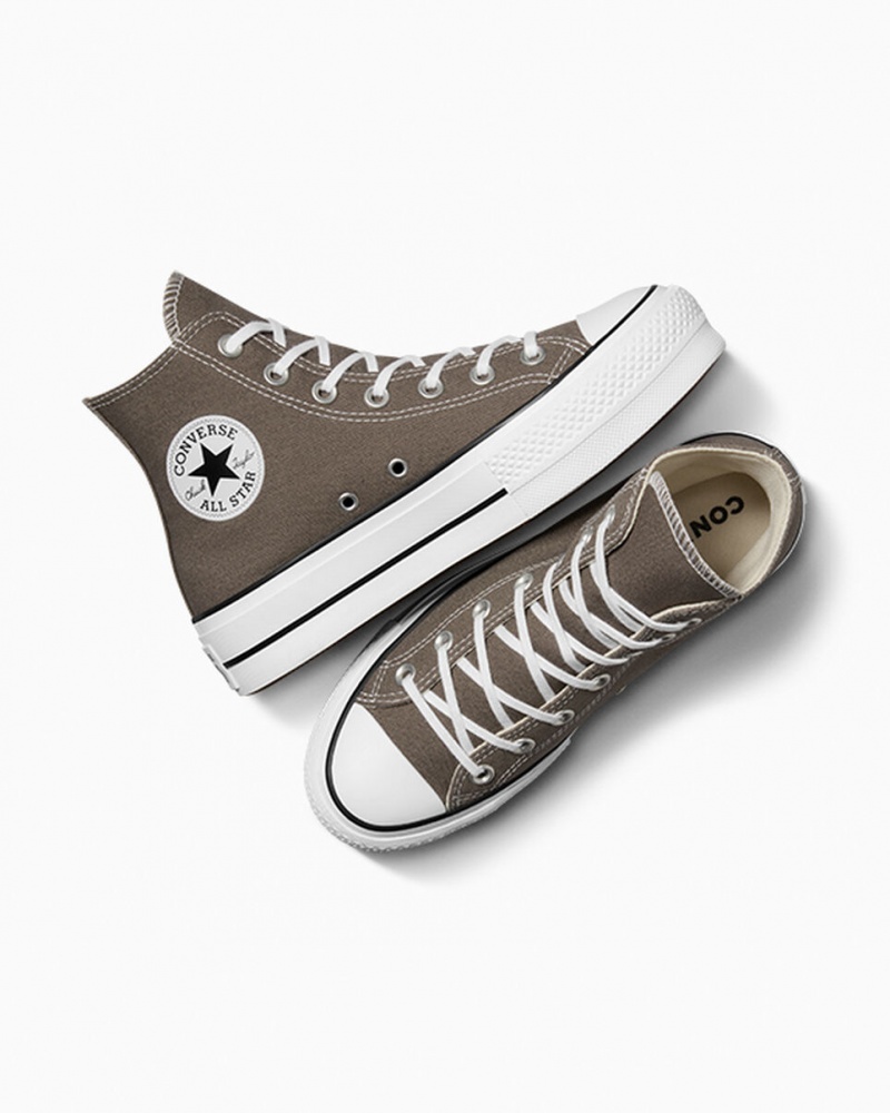 Converse Chuck Taylor All Star Lift Platform Fehér Fekete | 802SKJYGL