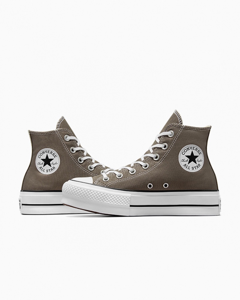 Converse Chuck Taylor All Star Lift Platform Fehér Fekete | 802SKJYGL