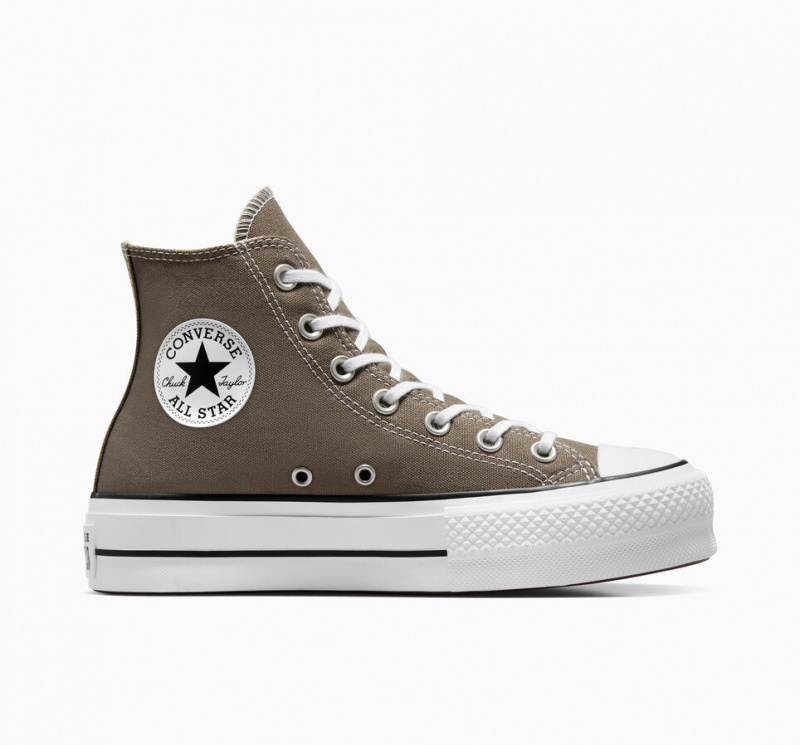 Converse Chuck Taylor All Star Lift Platform Fehér Fekete | 802SKJYGL