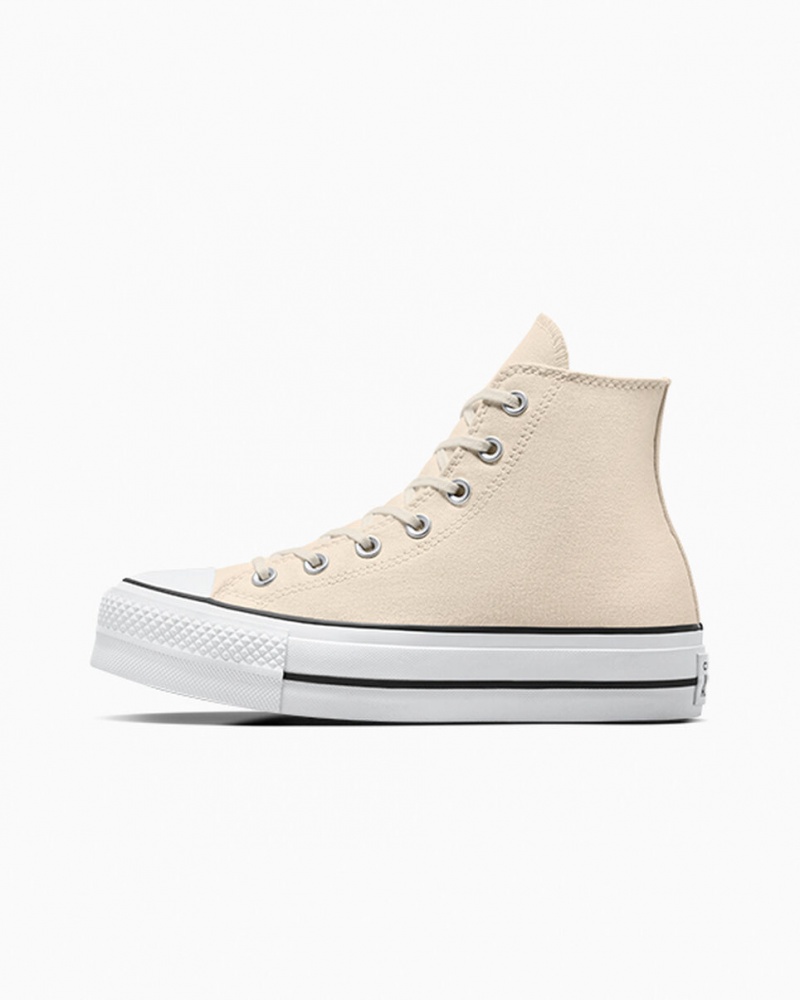 Converse Chuck Taylor All Star Lift Platform Fehér Fekete | 371IQLMDE