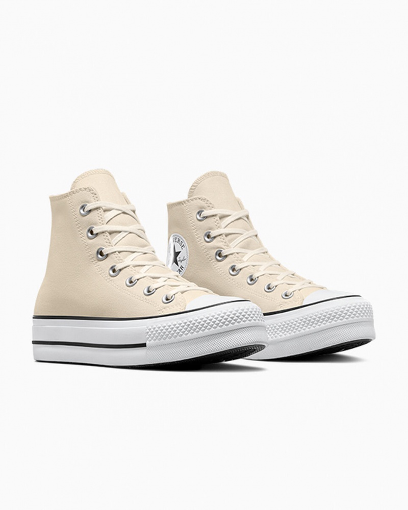 Converse Chuck Taylor All Star Lift Platform Fehér Fekete | 371IQLMDE