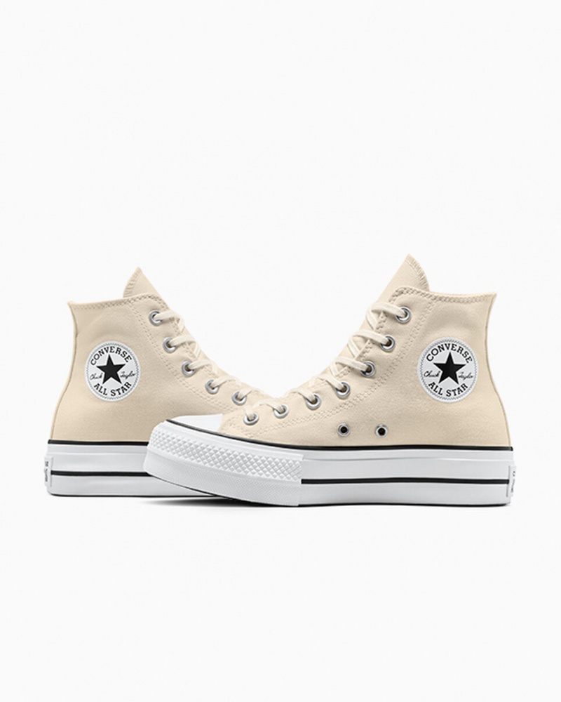 Converse Chuck Taylor All Star Lift Platform Fehér Fekete | 371IQLMDE