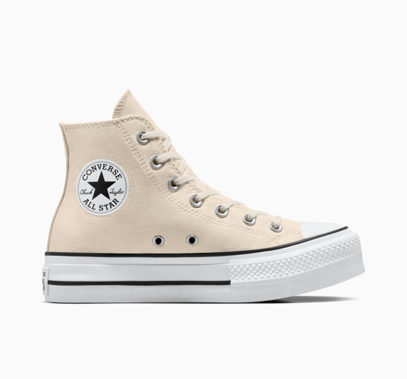 Converse Chuck Taylor All Star Lift Platform Fehér Fekete | 371IQLMDE