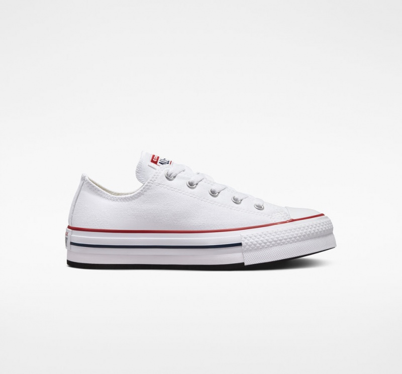 Converse Chuck Taylor All Star Lift Platform Fehér Sötétkék | 218TROYHX