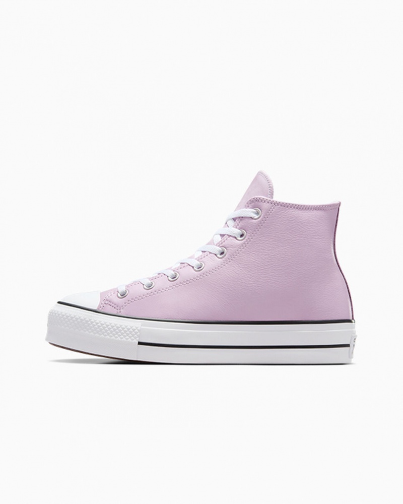 Converse Chuck Taylor All Star Lift Platform Excess Materials Fehér Fekete | 581UADXHV