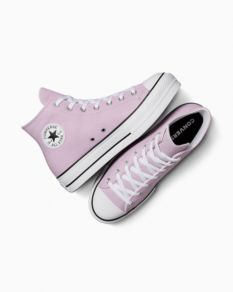 Converse Chuck Taylor All Star Lift Platform Excess Materials Fehér Fekete | 581UADXHV