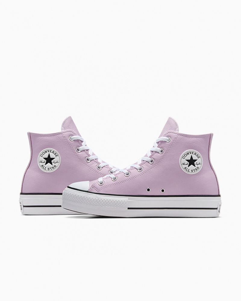 Converse Chuck Taylor All Star Lift Platform Excess Materials Fehér Fekete | 581UADXHV