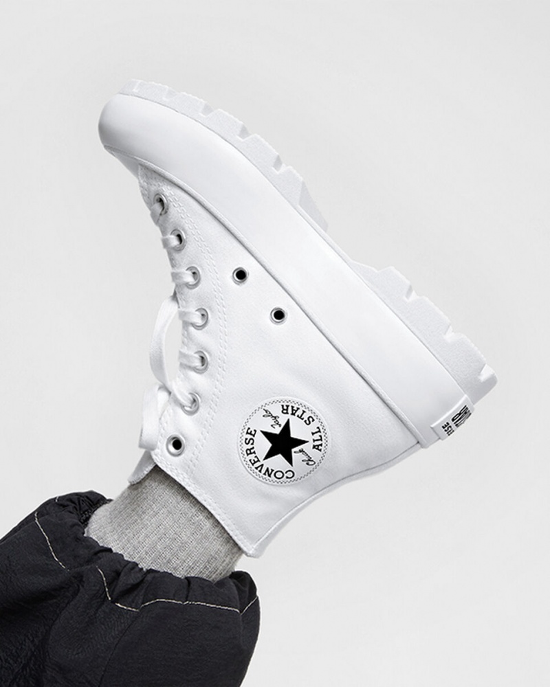 Converse Chuck Taylor All Star Lugged Fehér Fekete Fehér | 946BEQJMF