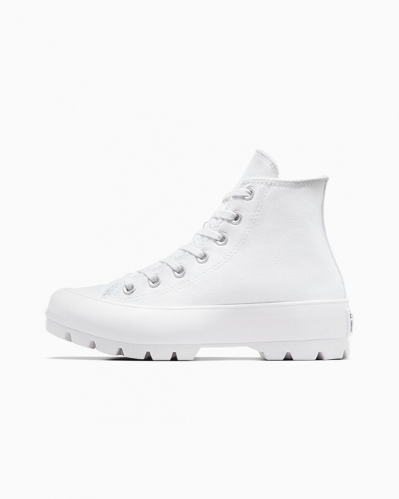 Converse Chuck Taylor All Star Lugged Fehér Fekete Fehér | 946BEQJMF