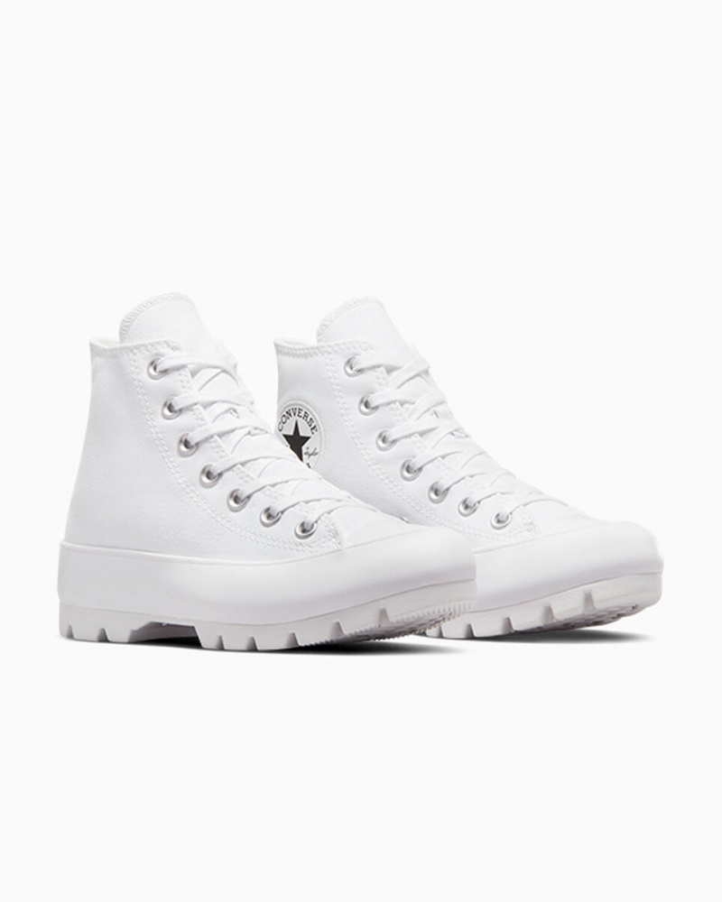 Converse Chuck Taylor All Star Lugged Fehér Fekete Fehér | 946BEQJMF