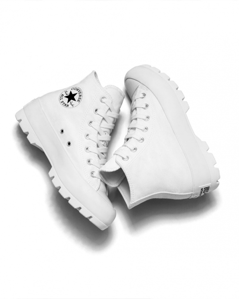 Converse Chuck Taylor All Star Lugged Fehér Fekete Fehér | 946BEQJMF