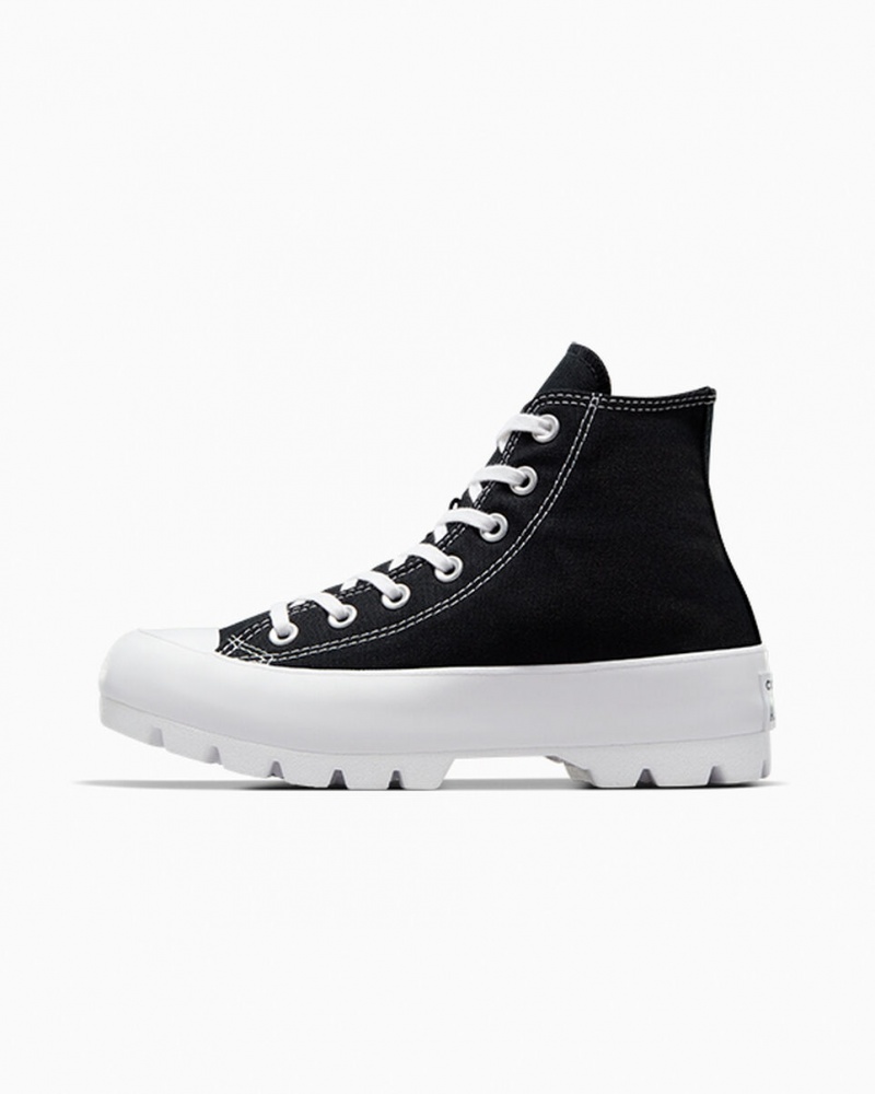 Converse Chuck Taylor All Star Lugged Fekete Fehér Fekete | 768FPSVRK