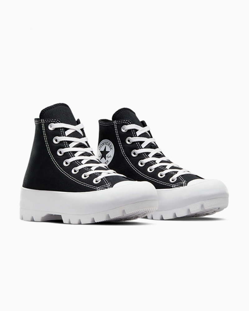 Converse Chuck Taylor All Star Lugged Fekete Fehér Fekete | 768FPSVRK