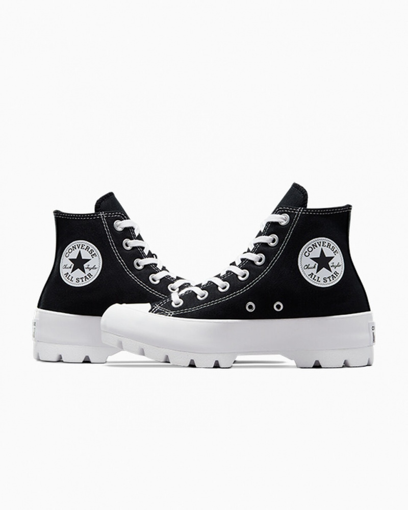 Converse Chuck Taylor All Star Lugged Fekete Fehér Fekete | 768FPSVRK