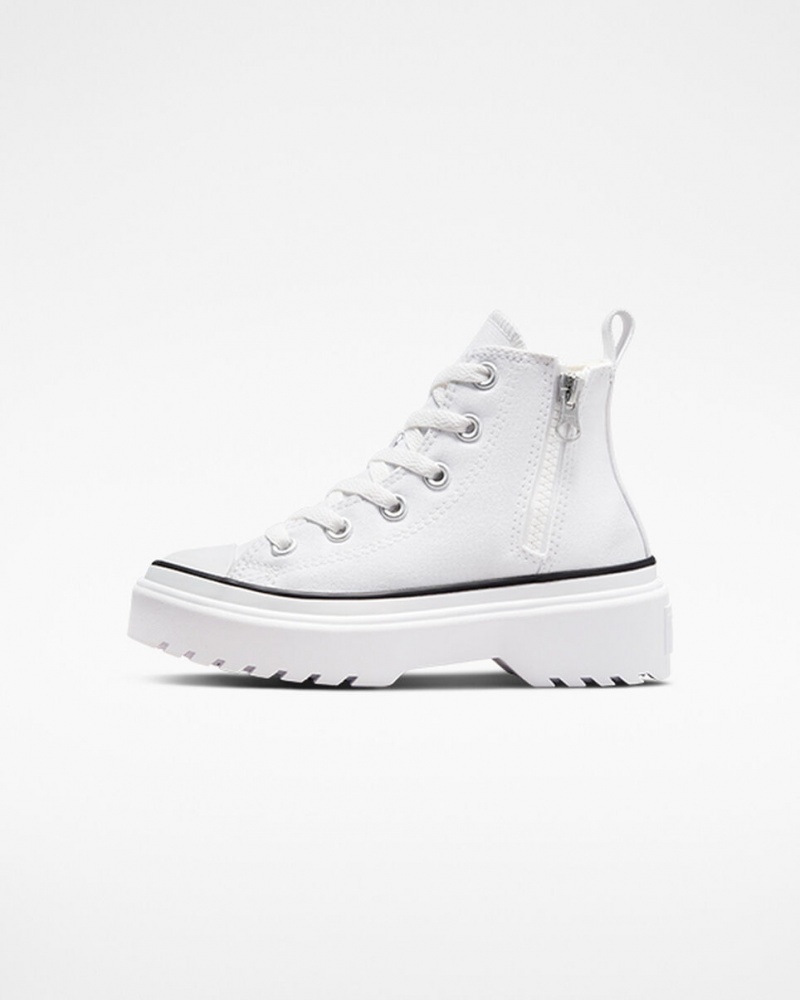 Converse Chuck Taylor All Star Lugged Lift Platform Vászon Fehér Fehér Fekete | 835MBPJET