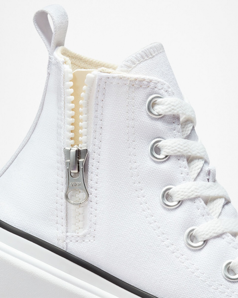 Converse Chuck Taylor All Star Lugged Lift Platform Vászon Fehér Fehér Fekete | 835MBPJET