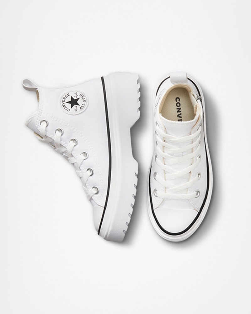 Converse Chuck Taylor All Star Lugged Lift Platform Vászon Fehér Fehér Fekete | 835MBPJET