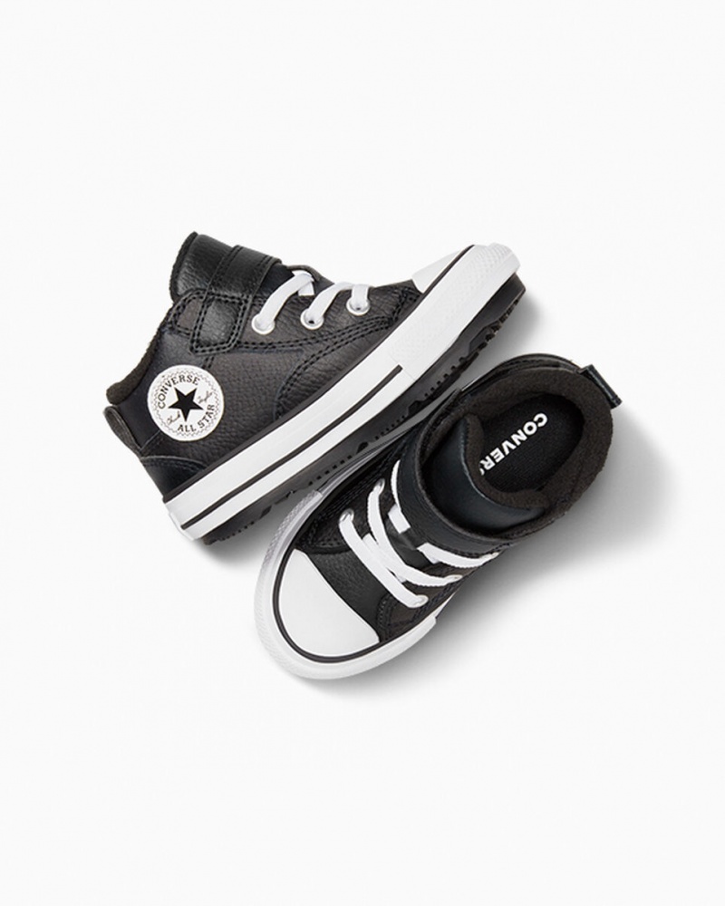 Converse Chuck Taylor All Star Malden Utcai Boot Fekete Fekete Fehér | 751DHUOGQ