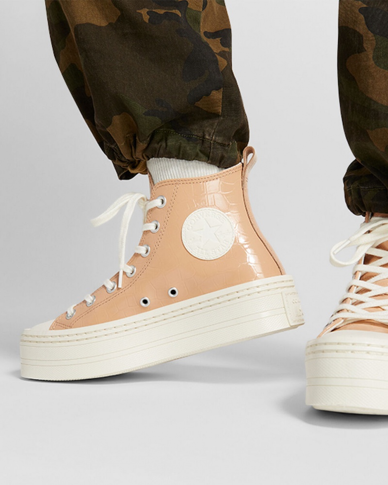 Converse Chuck Taylor All Star Modern Lift Platform Embossed Epic Dune / Epic Dune / Egret | 948FXIRYO