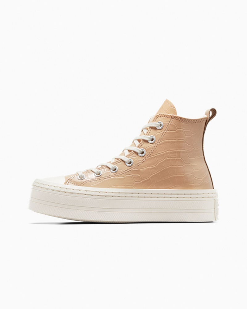 Converse Chuck Taylor All Star Modern Lift Platform Embossed Epic Dune / Epic Dune / Egret | 948FXIRYO