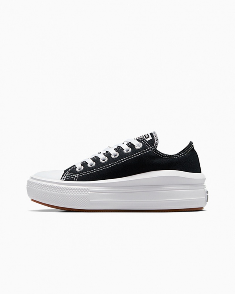 Converse Chuck Taylor All Star Move Platform Fekete Fehér Fehér | 273AIZLKW