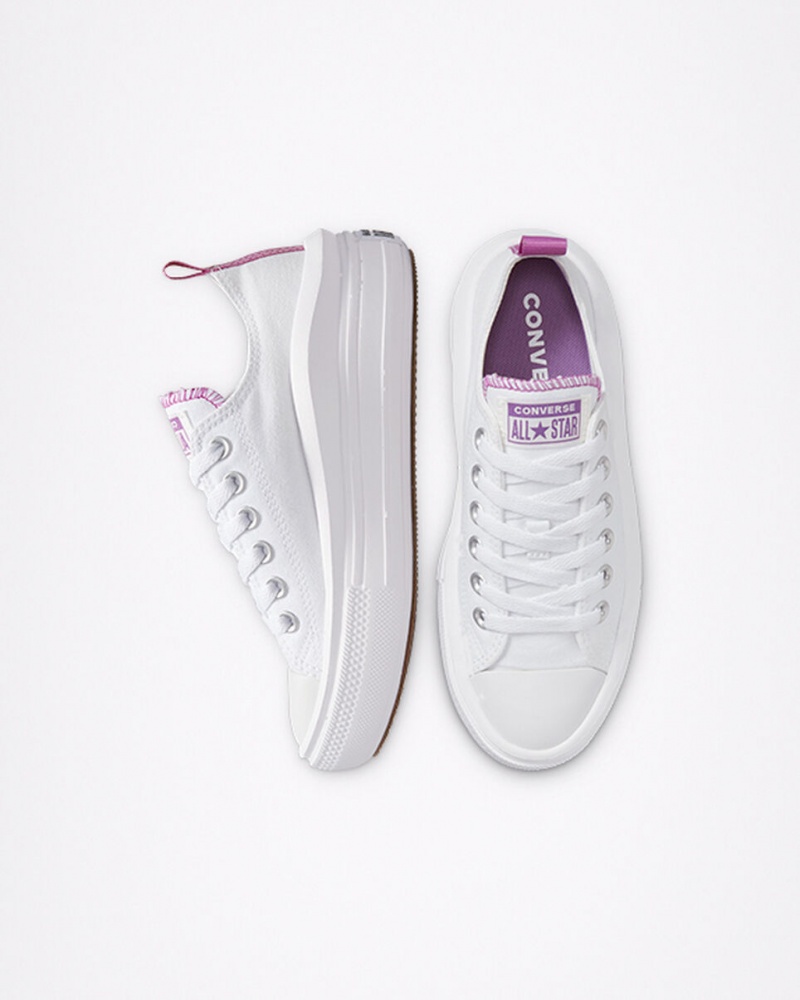 Converse Chuck Taylor All Star Move Platform Fehér Lila Fehér | 275XTODRB