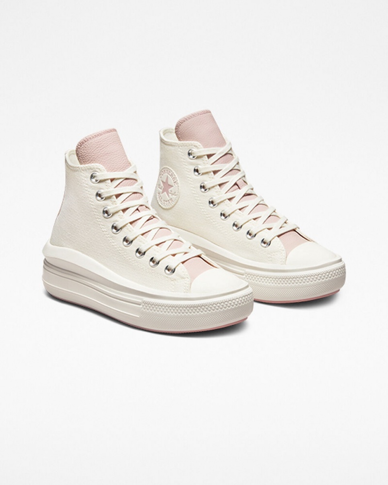 Converse Chuck Taylor All Star Move Platform Tonal Materials Rózsaszín | 465XQPDEB