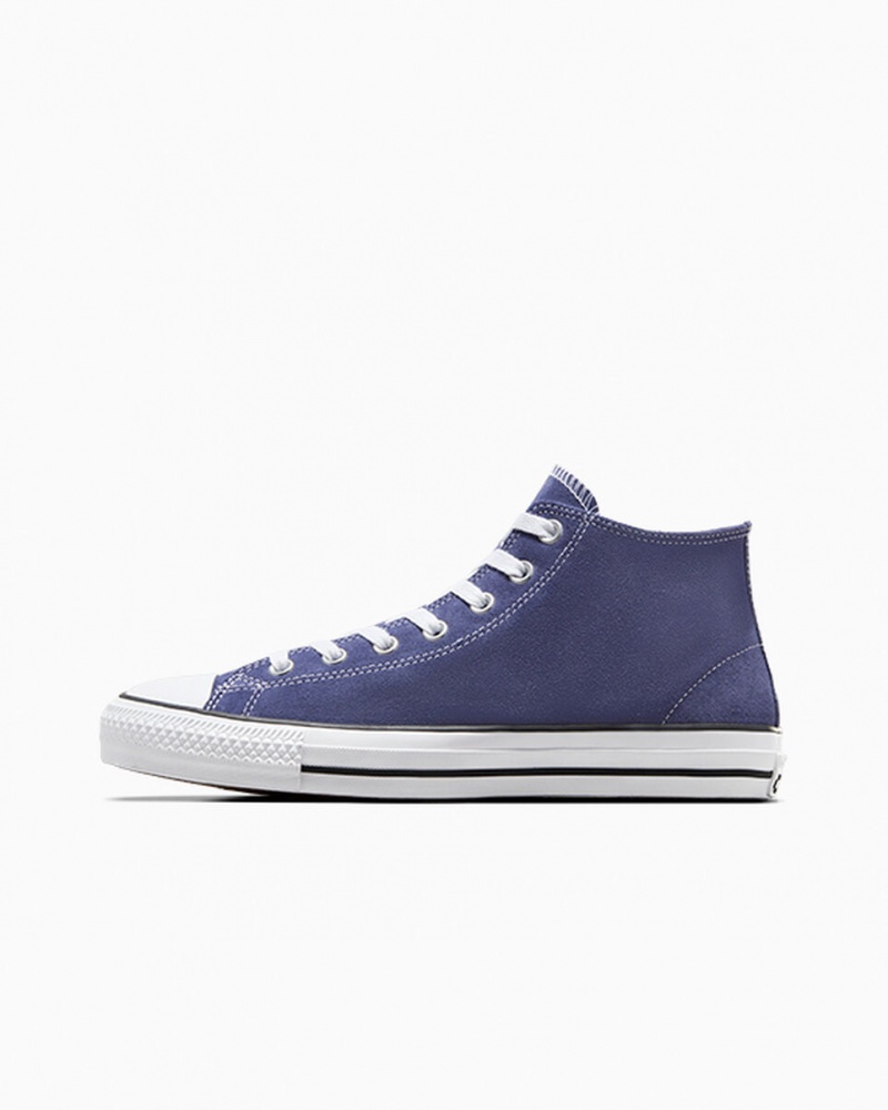 Converse Chuck Taylor All Star Pro Velúr Kék Fehér Fekete | 965ACJGHK