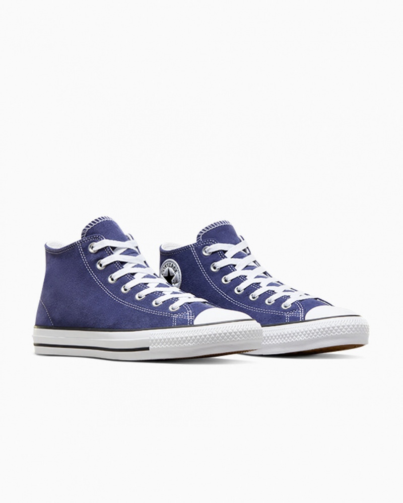 Converse Chuck Taylor All Star Pro Velúr Kék Fehér Fekete | 965ACJGHK