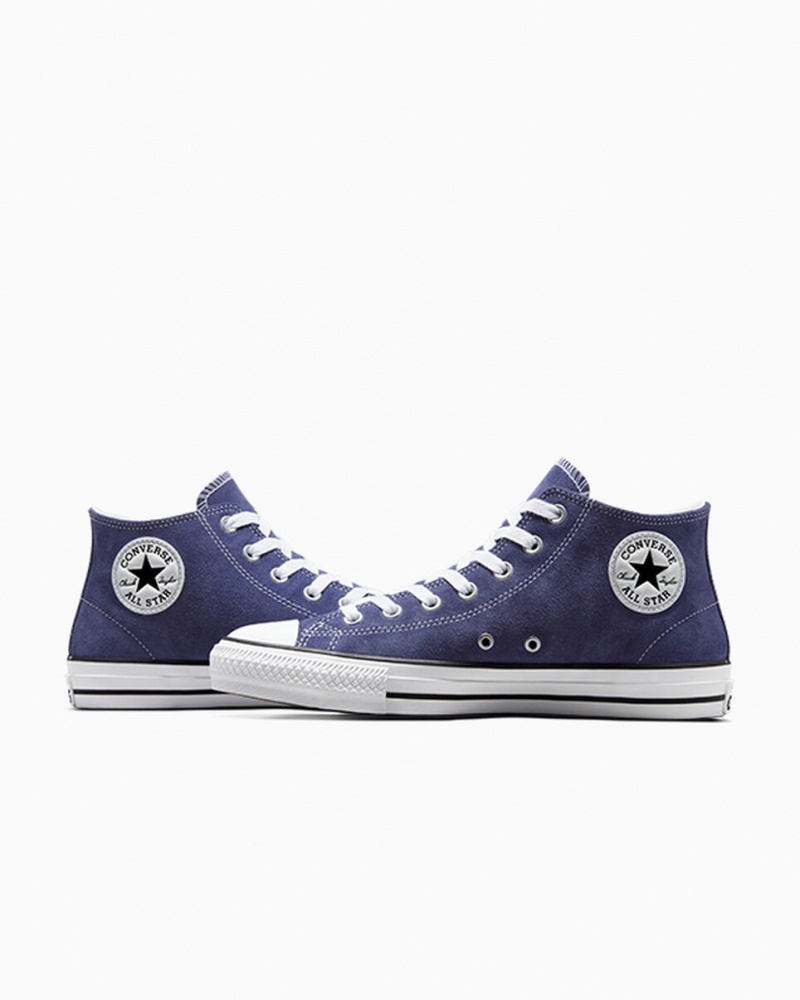 Converse Chuck Taylor All Star Pro Velúr Kék Fehér Fekete | 965ACJGHK