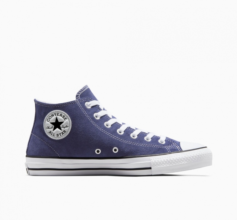 Converse Chuck Taylor All Star Pro Velúr Kék Fehér Fekete | 965ACJGHK