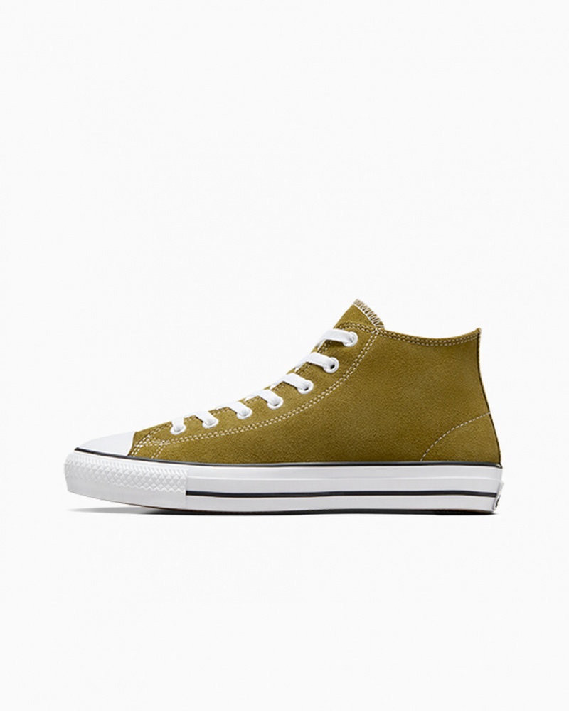 Converse Chuck Taylor All Star Pro Velúr Fehér Fekete | 306LCVBAU