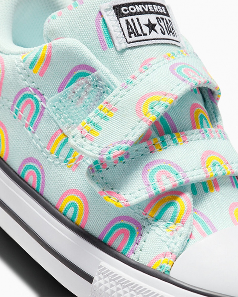 Converse Chuck Taylor All Star Rave Easy-On Rainbows Kék Rózsaszín | 586BKFZYX