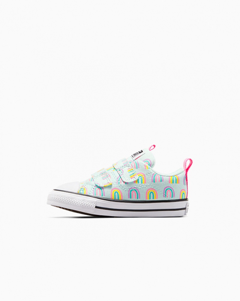 Converse Chuck Taylor All Star Rave Easy-On Rainbows Kék Rózsaszín | 452ALWTRG