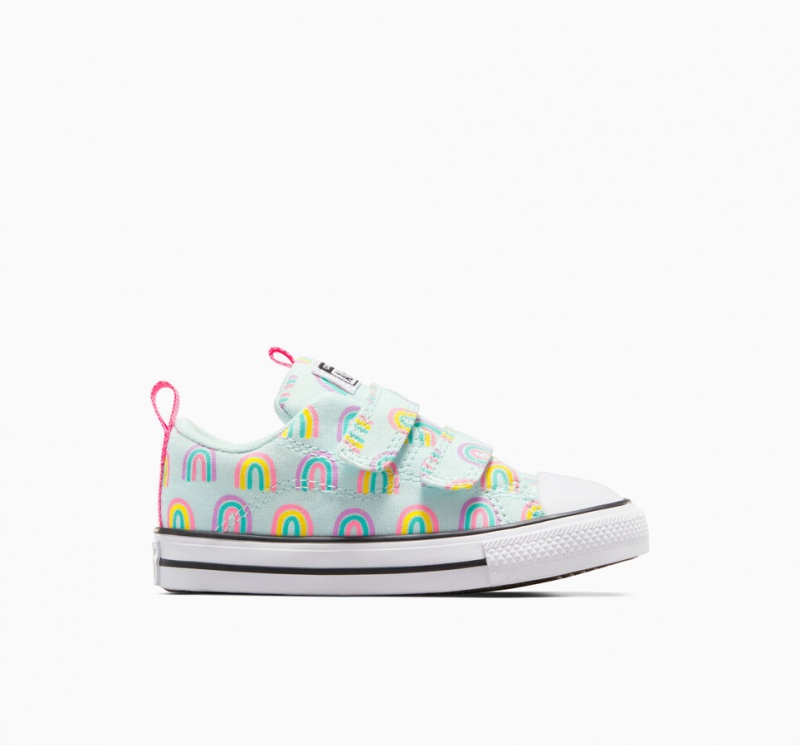 Converse Chuck Taylor All Star Rave Easy-On Rainbows Kék Rózsaszín | 452ALWTRG