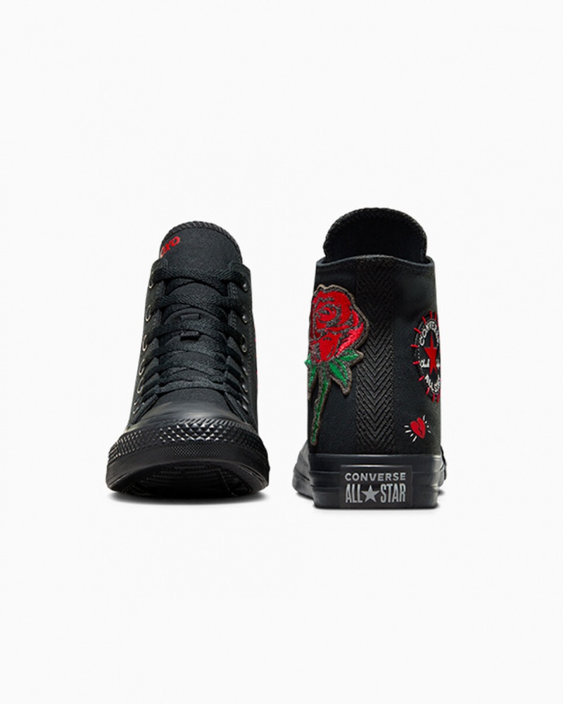 Converse Chuck Taylor All Star Rose Fekete Piros Zöld | 429YHJQWE