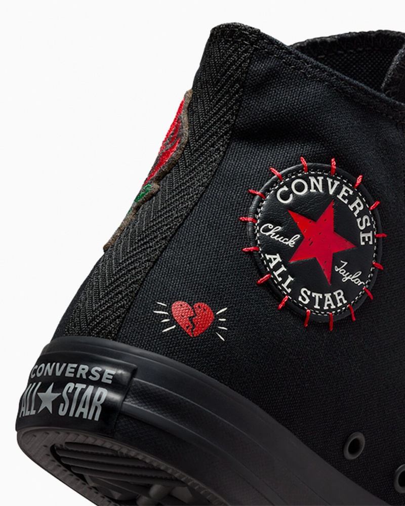 Converse Chuck Taylor All Star Rose Fekete Piros Zöld | 429YHJQWE