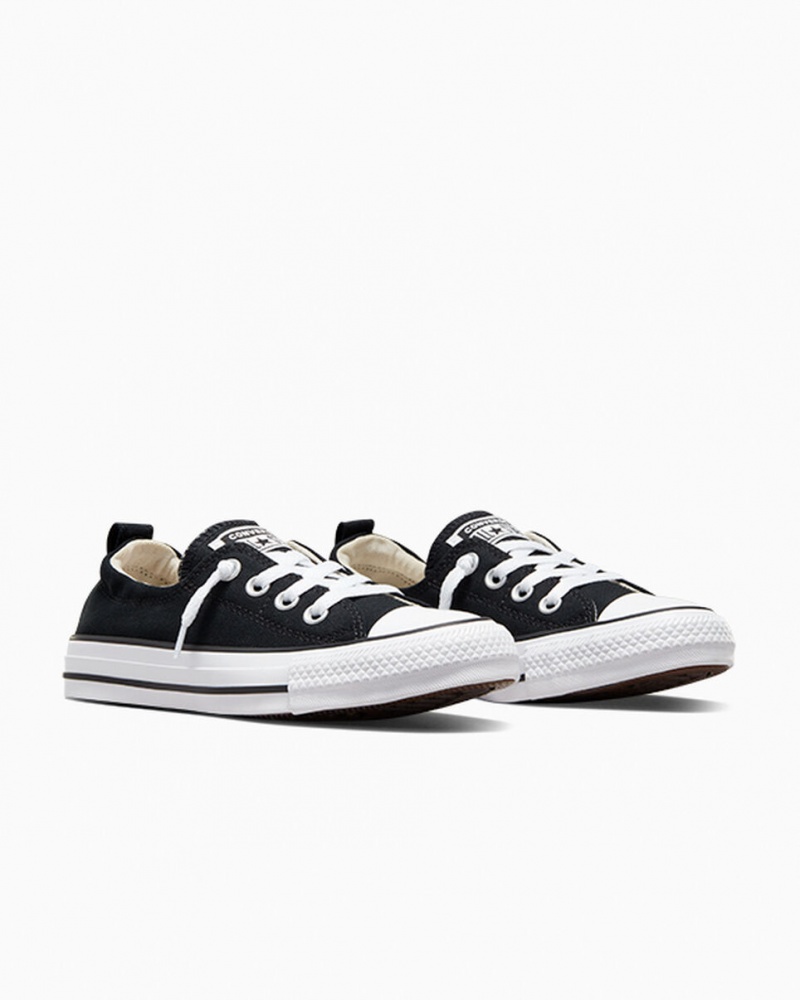 Converse Chuck Taylor All Star Shoreline Slip Fekete | 579UXCJMD