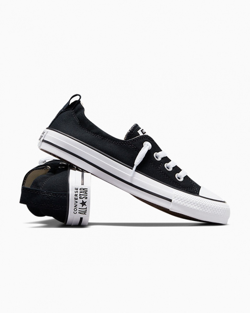 Converse Chuck Taylor All Star Shoreline Slip Fekete | 579UXCJMD