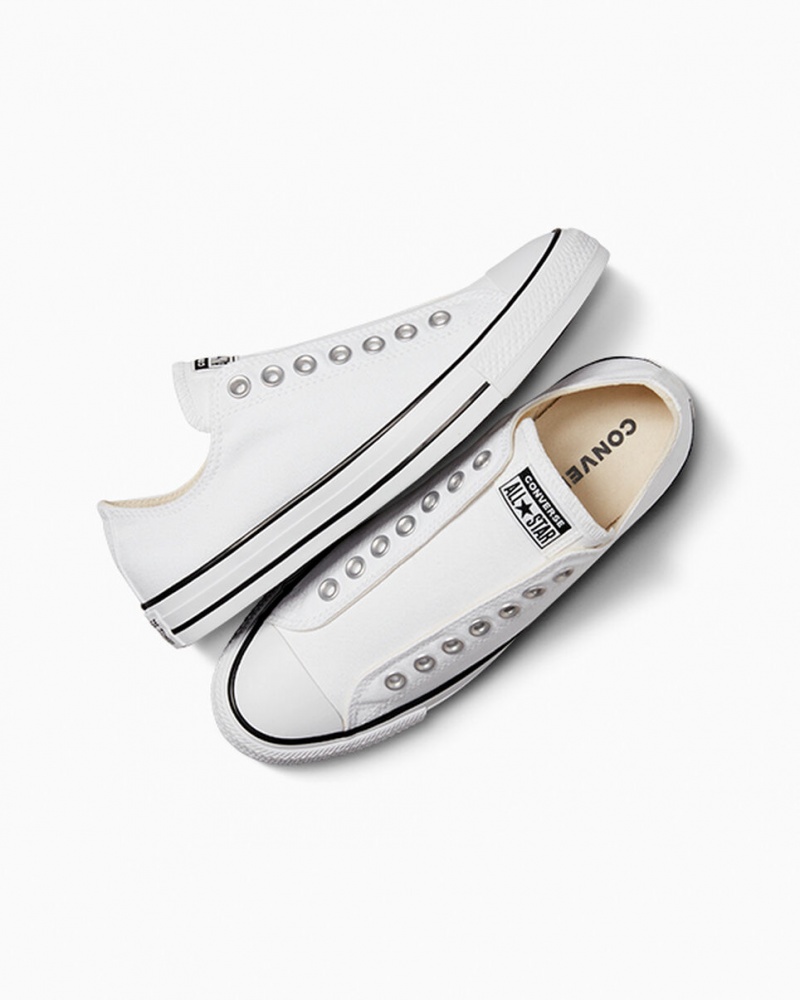 Converse Chuck Taylor All Star Slip Fehér Fekete Fehér | 605BTCEGS