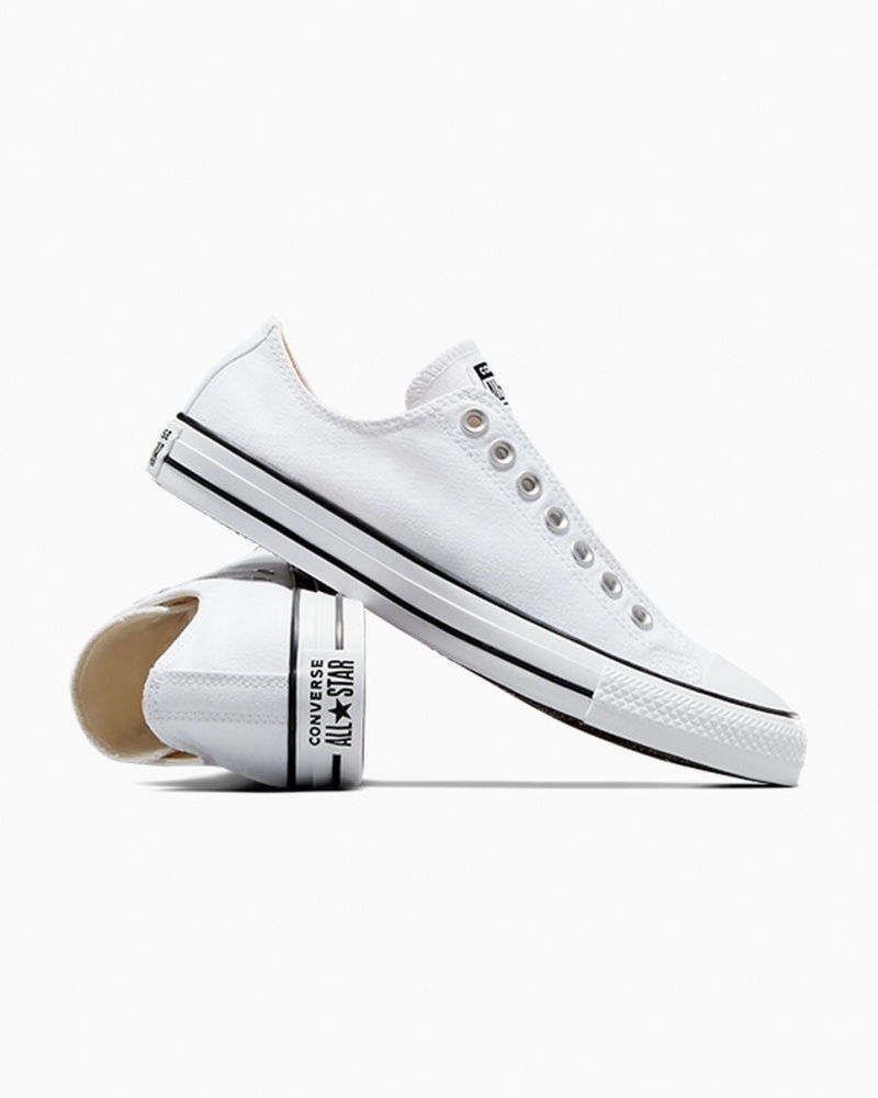 Converse Chuck Taylor All Star Slip Fehér Fekete Fehér | 605BTCEGS