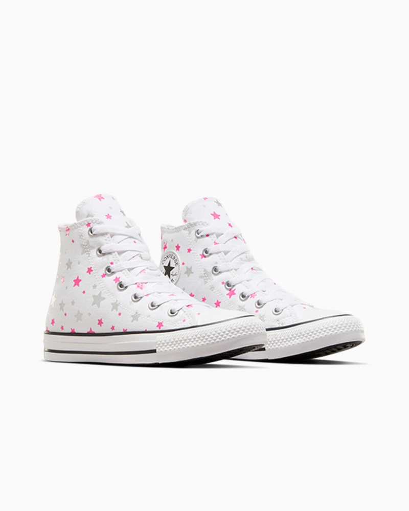 Converse Chuck Taylor All Star Sparkle Fehér Rózsaszín Fehér | 298COXPNE