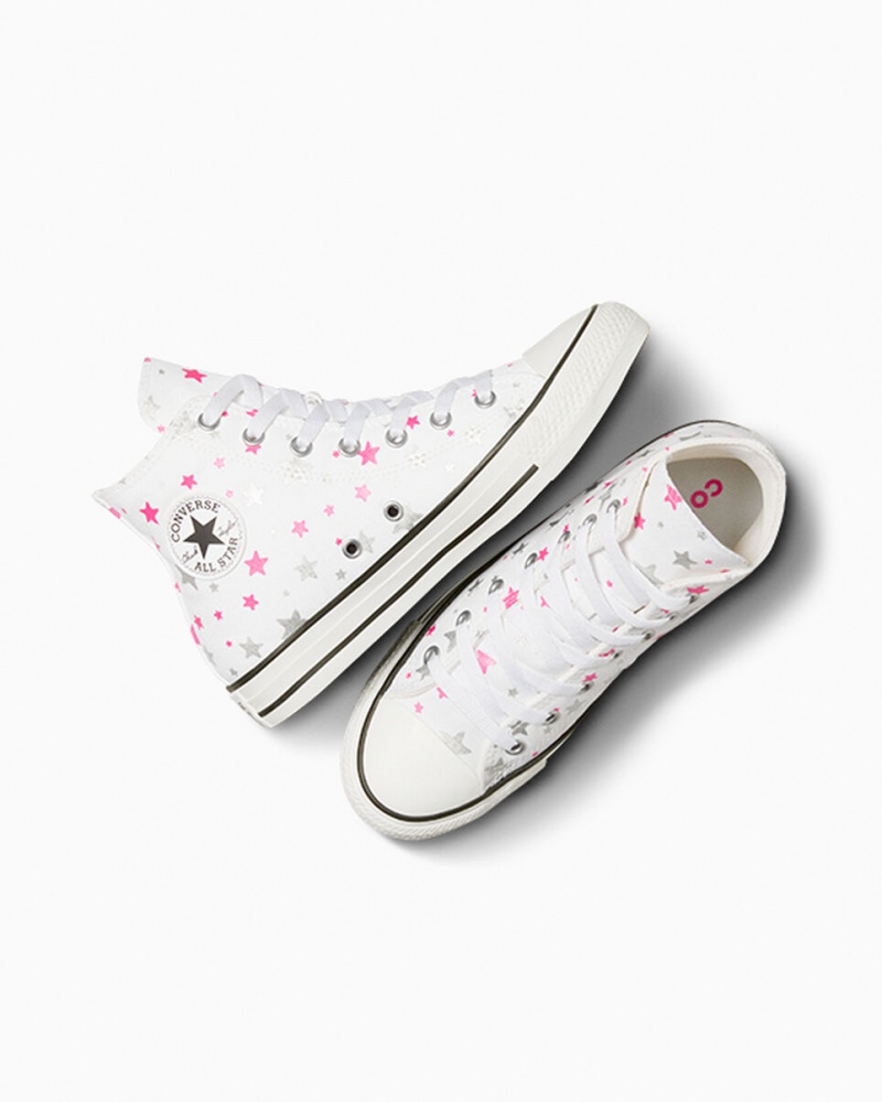 Converse Chuck Taylor All Star Sparkle Fehér Rózsaszín Fehér | 298COXPNE