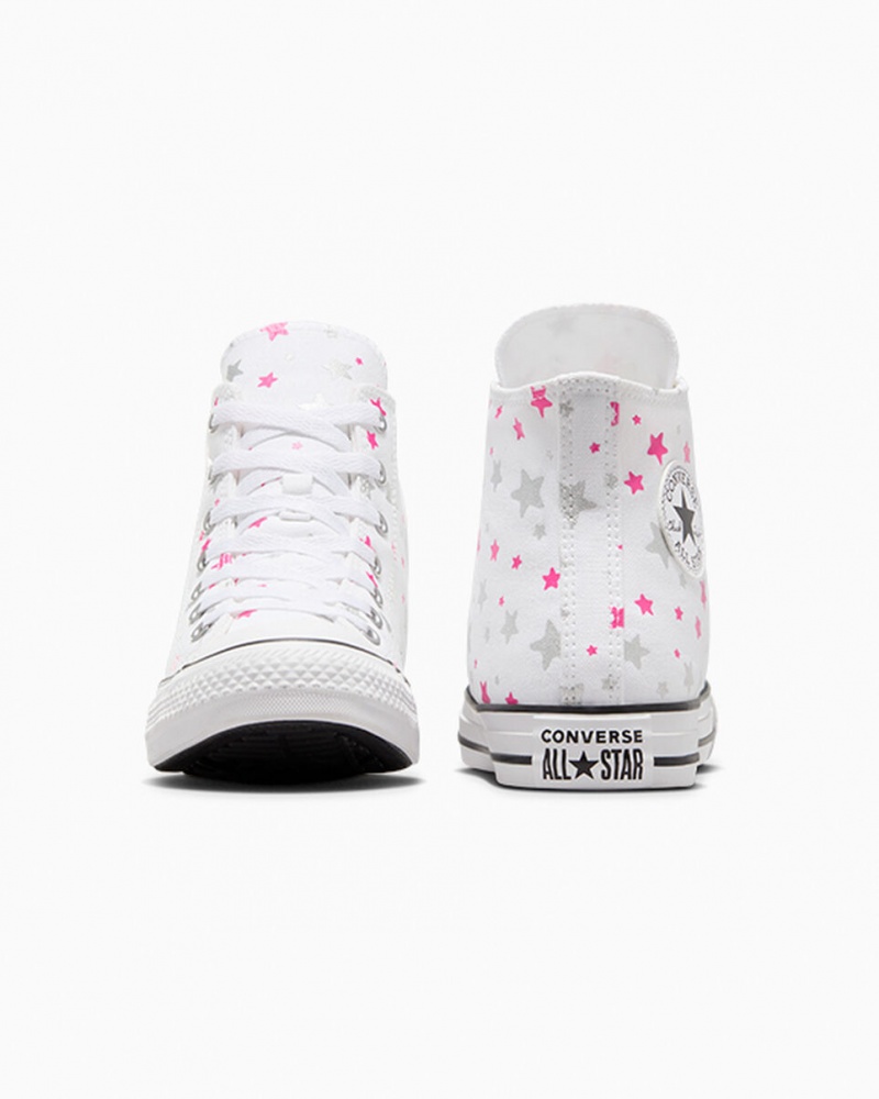 Converse Chuck Taylor All Star Sparkle Fehér Rózsaszín Fehér | 298COXPNE