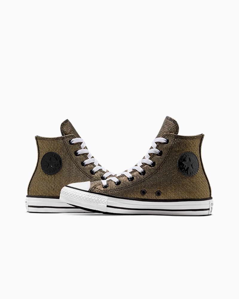 Converse Chuck Taylor All Star Sparkle Fekete Arany Fehér | 795YCUBWF