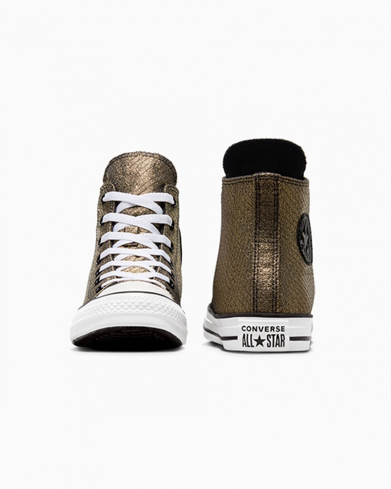 Converse Chuck Taylor All Star Sparkle Fekete Arany Fehér | 795YCUBWF