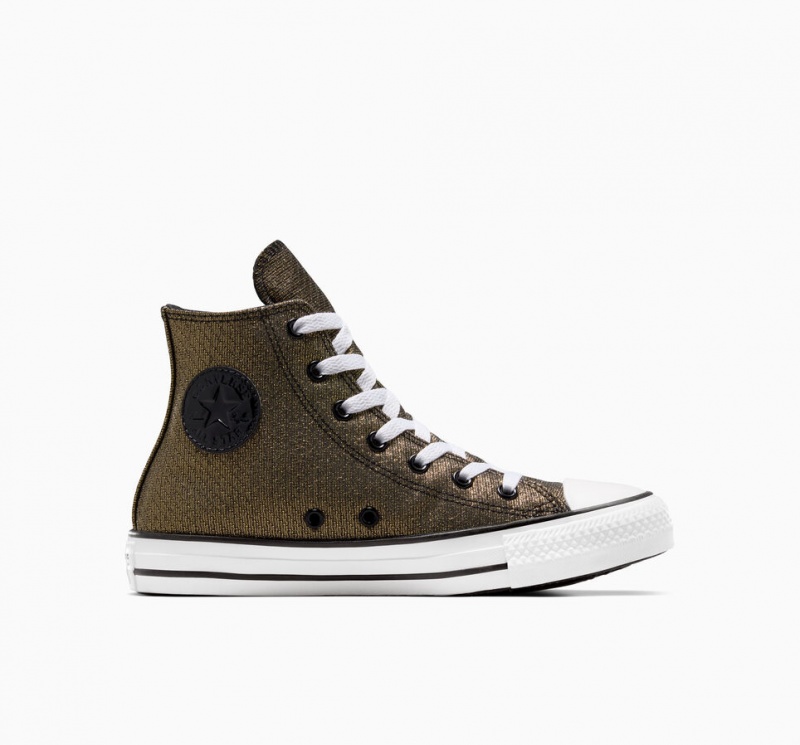 Converse Chuck Taylor All Star Sparkle Fekete Arany Fehér | 795YCUBWF